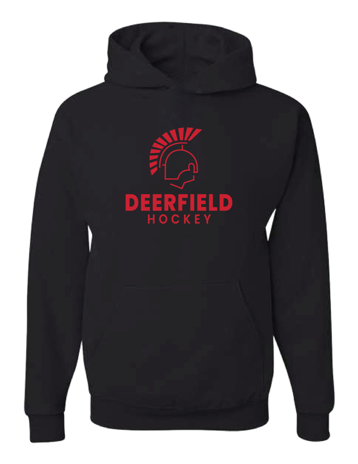 DHS HOCKEY Warrior Black Hooded Pullover
