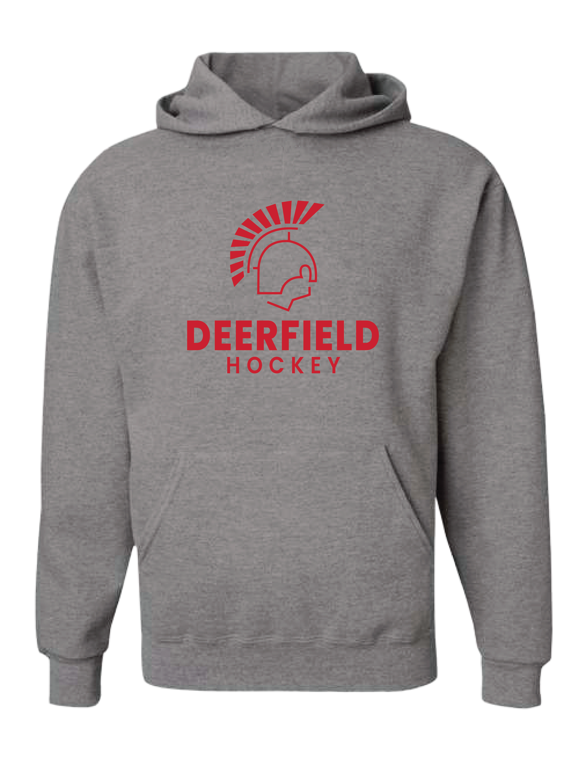 DHS HOCKEY Warrior Grey Hooded Pullover
