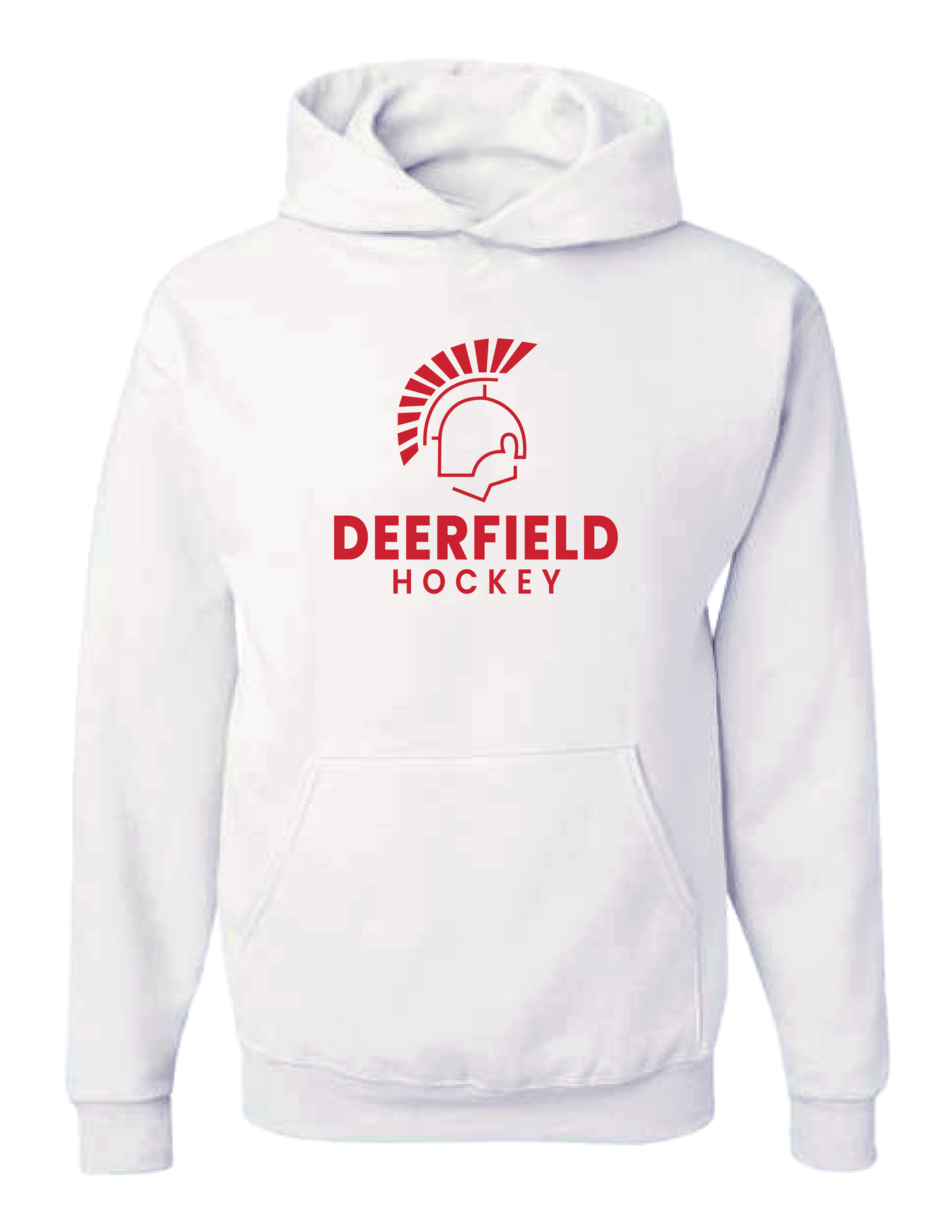 DHS HOCKEY Warrior White Hooded Pullover