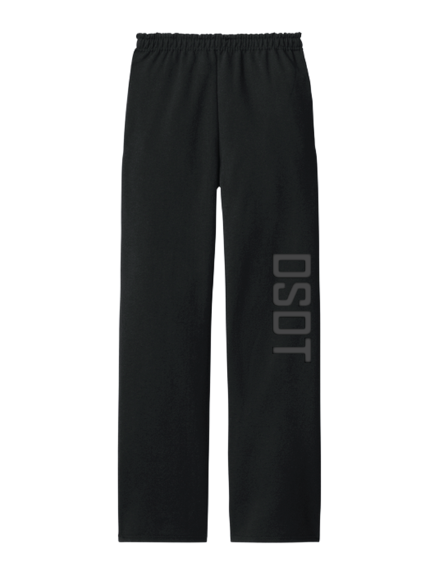 DHS SWIMMING & DIVING Monochrome Puff Wide Leg Sweatpants