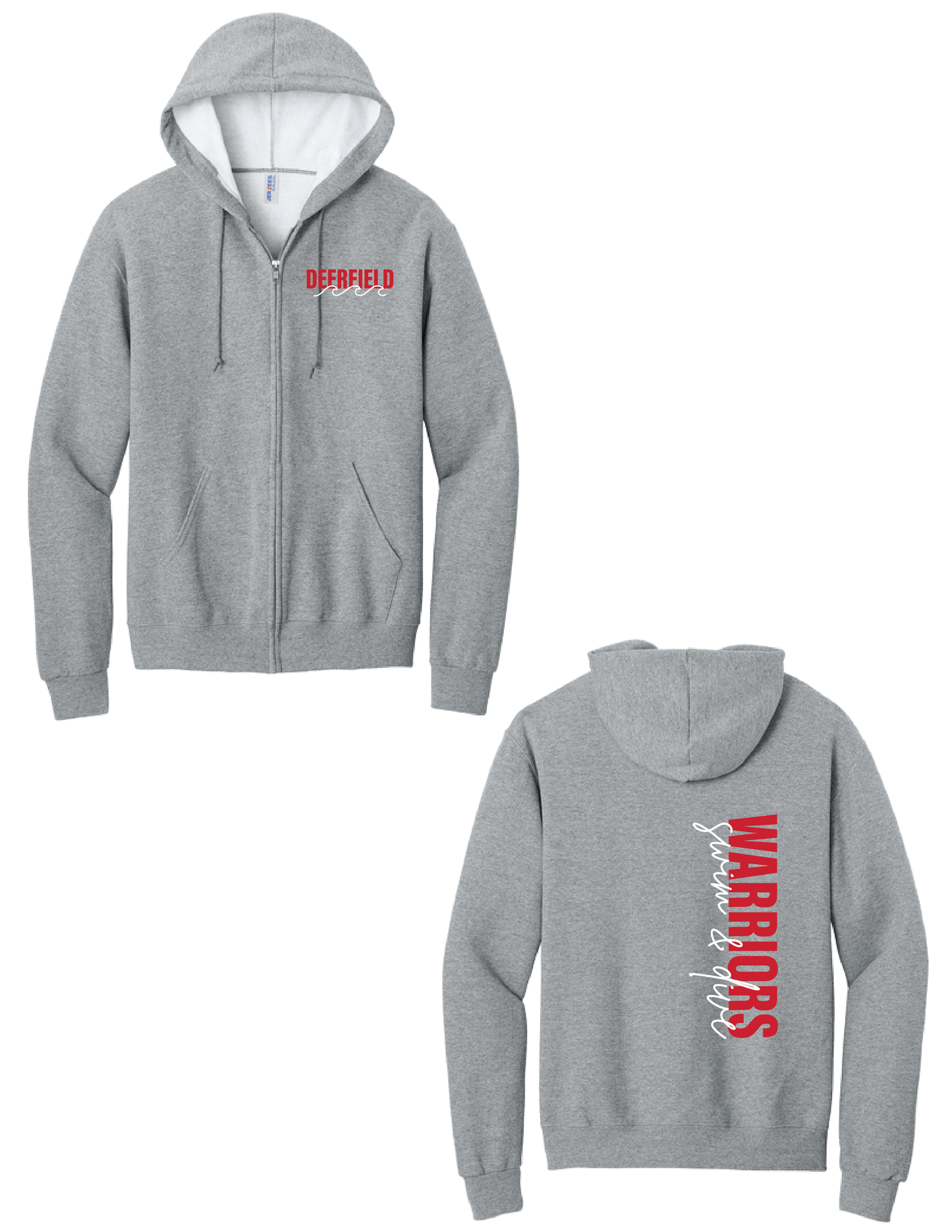 DHS SWIMMING & DIVING Sidelines Zip Up