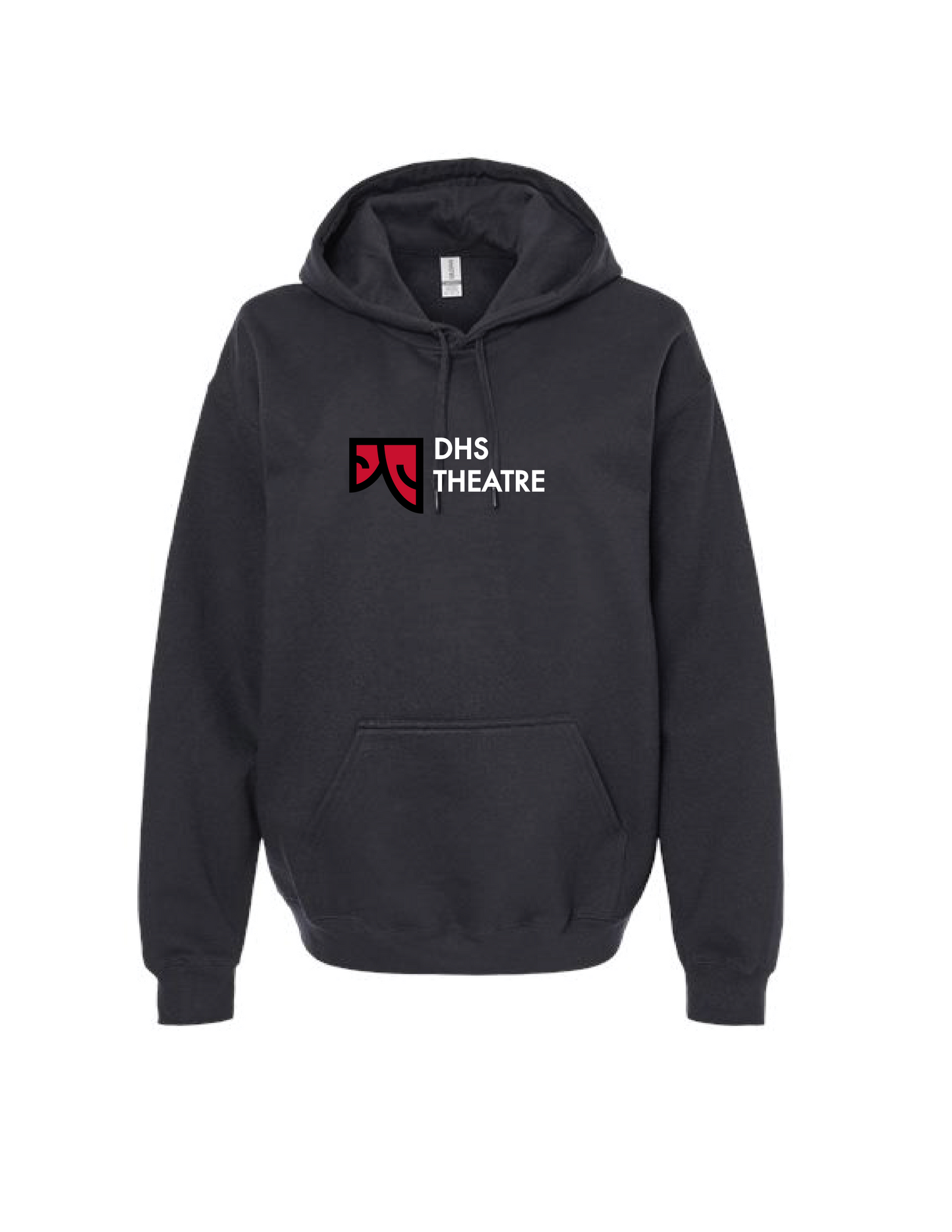 DHS THEATRE Black Logo Hooded Pullover