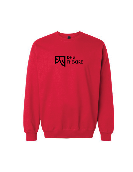 DHS THEATRE Red Logo Crew Neck Pullover