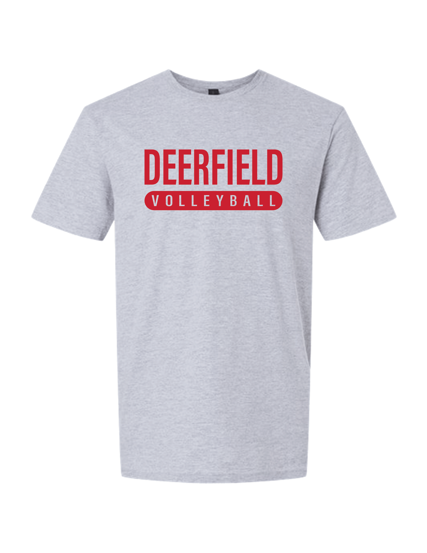 DHS VOLLEYBALL Block Grey Tee