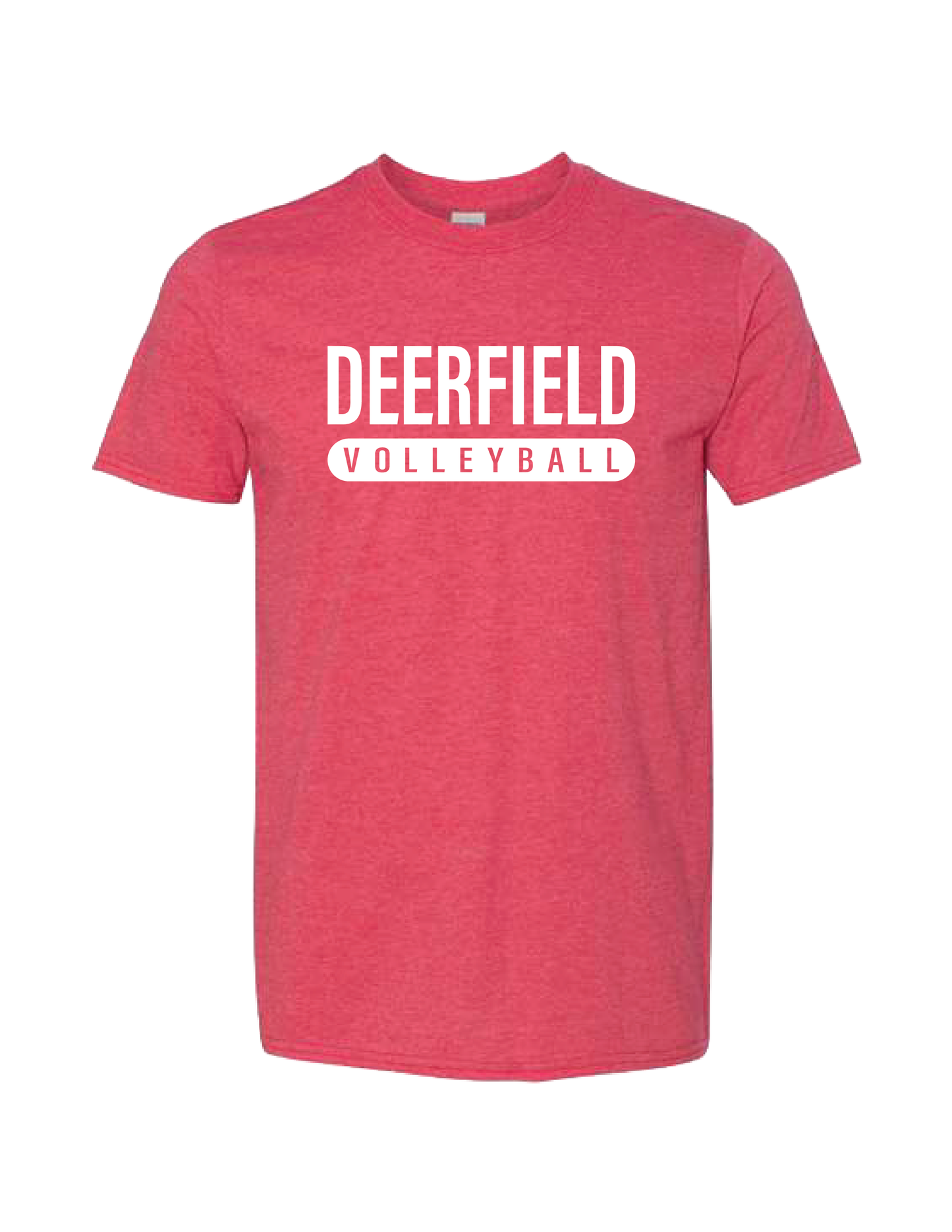 DHS VOLLEYBALL Block Red Tee