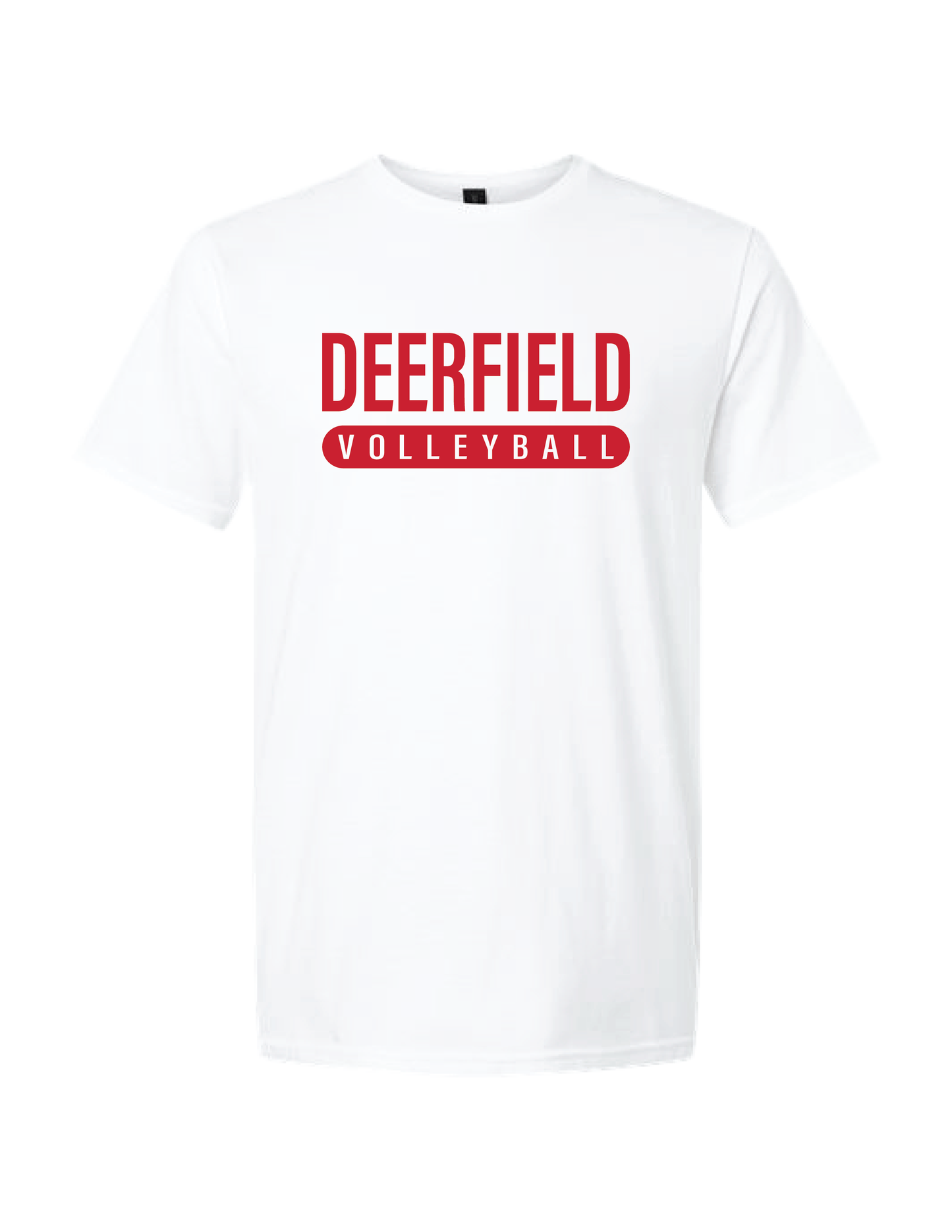 DHS VOLLEYBALL Block White Tee