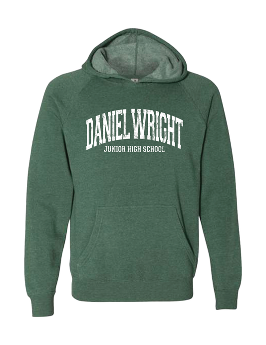 DANIEL WRIGHT Vintage Campus Hooded Pullover