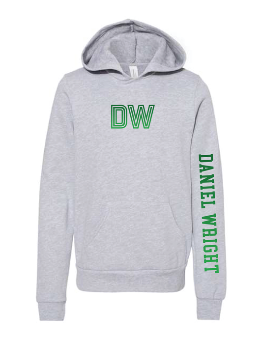 DANIEL WRIGHT Ombre Overtime Hooded Pullover