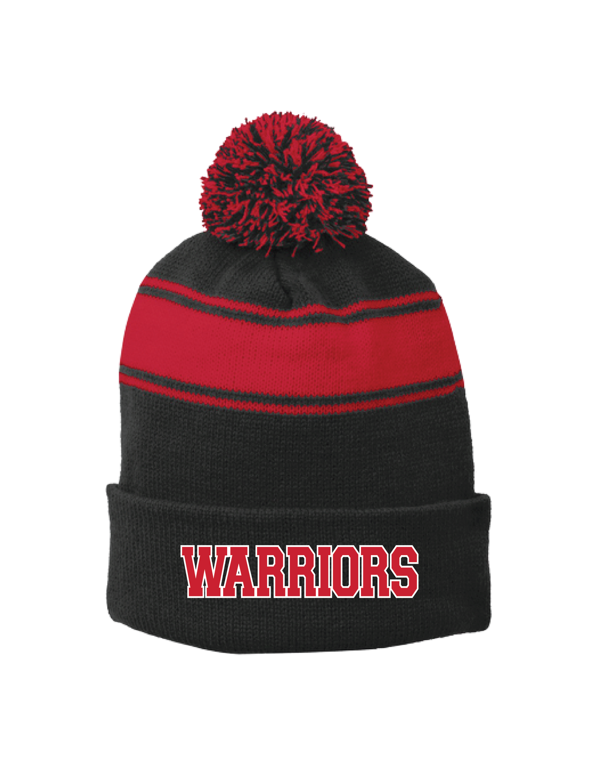 DEERFIELD 9UR Embroidered Collegiate Pom Beanie