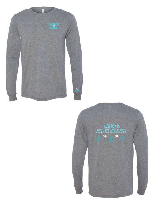 DANCE & ALL THAT JAZZ Grey Parent Long Sleeve Tee