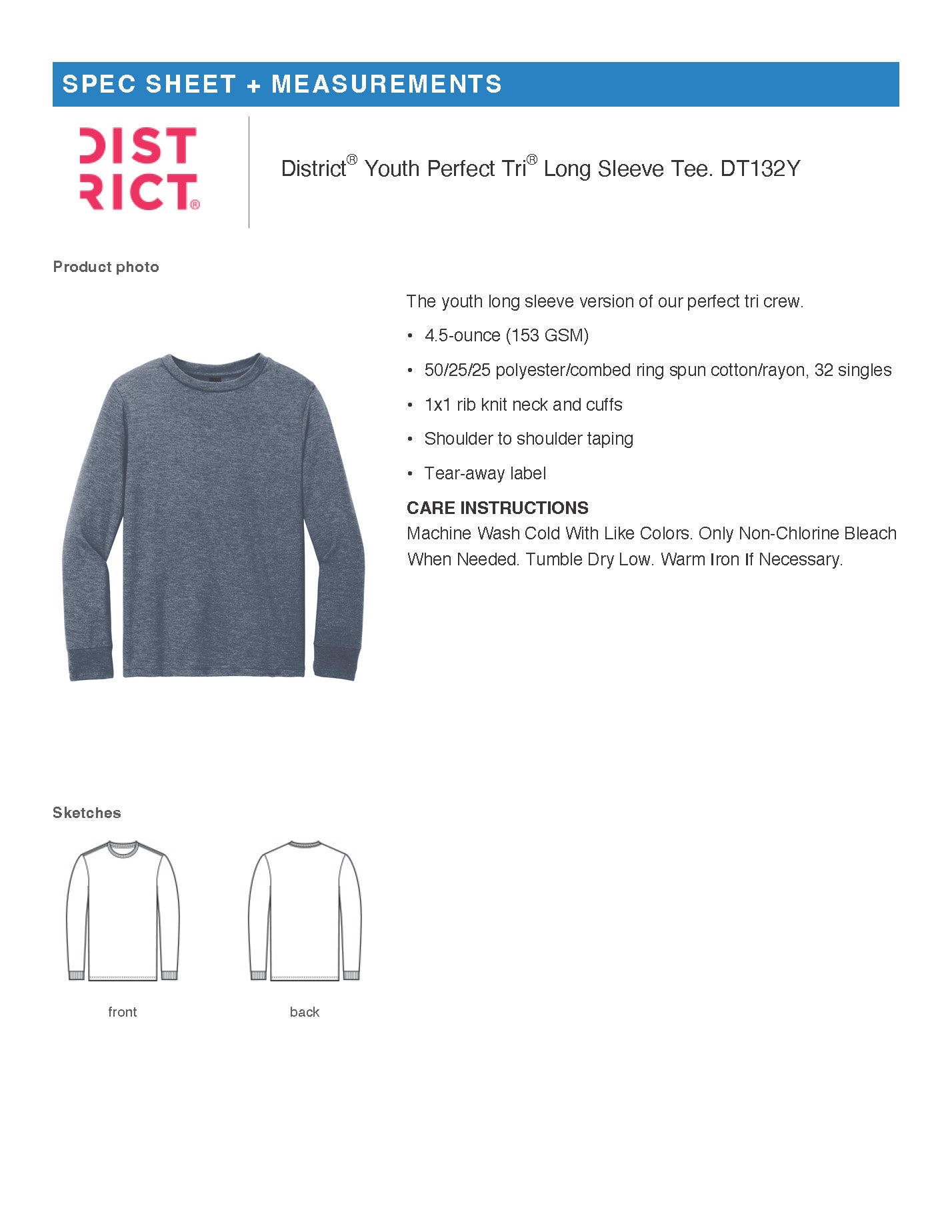 CJHS/RZJHS Circle Charcoal Long Sleeve Tee