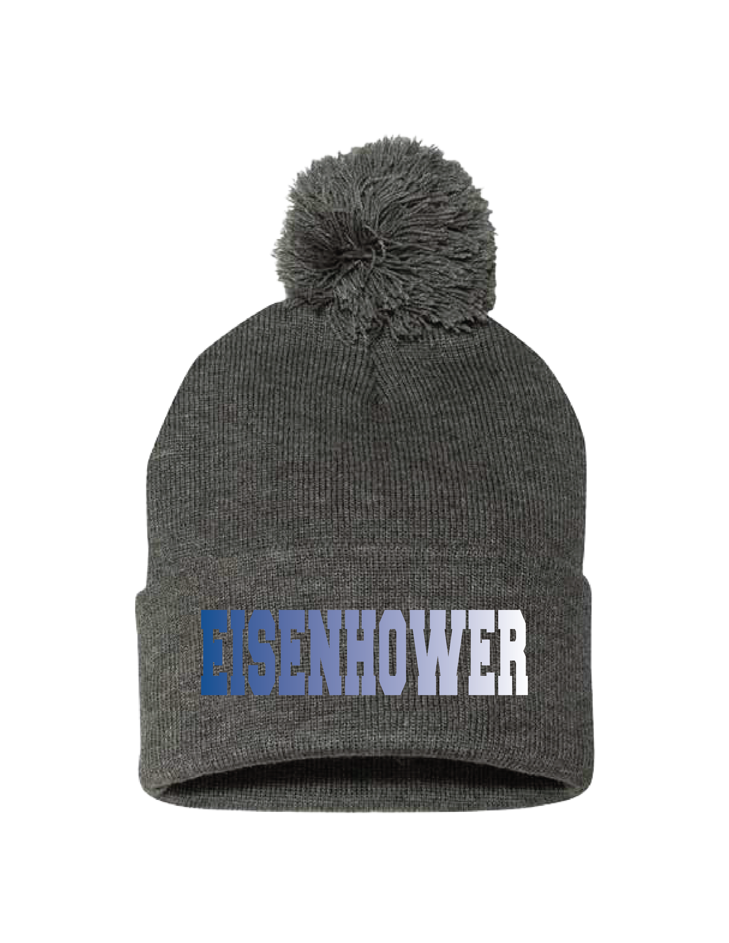 EISENHOWER Ombre Block Pom Beanie