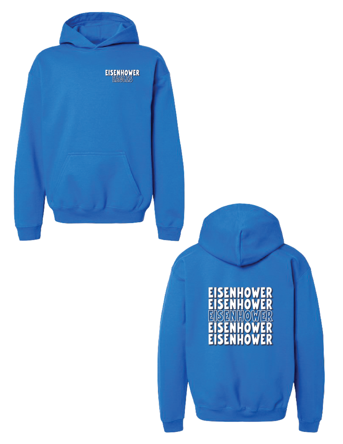 EISENHOWER Puff Repeat Hooded Pullover