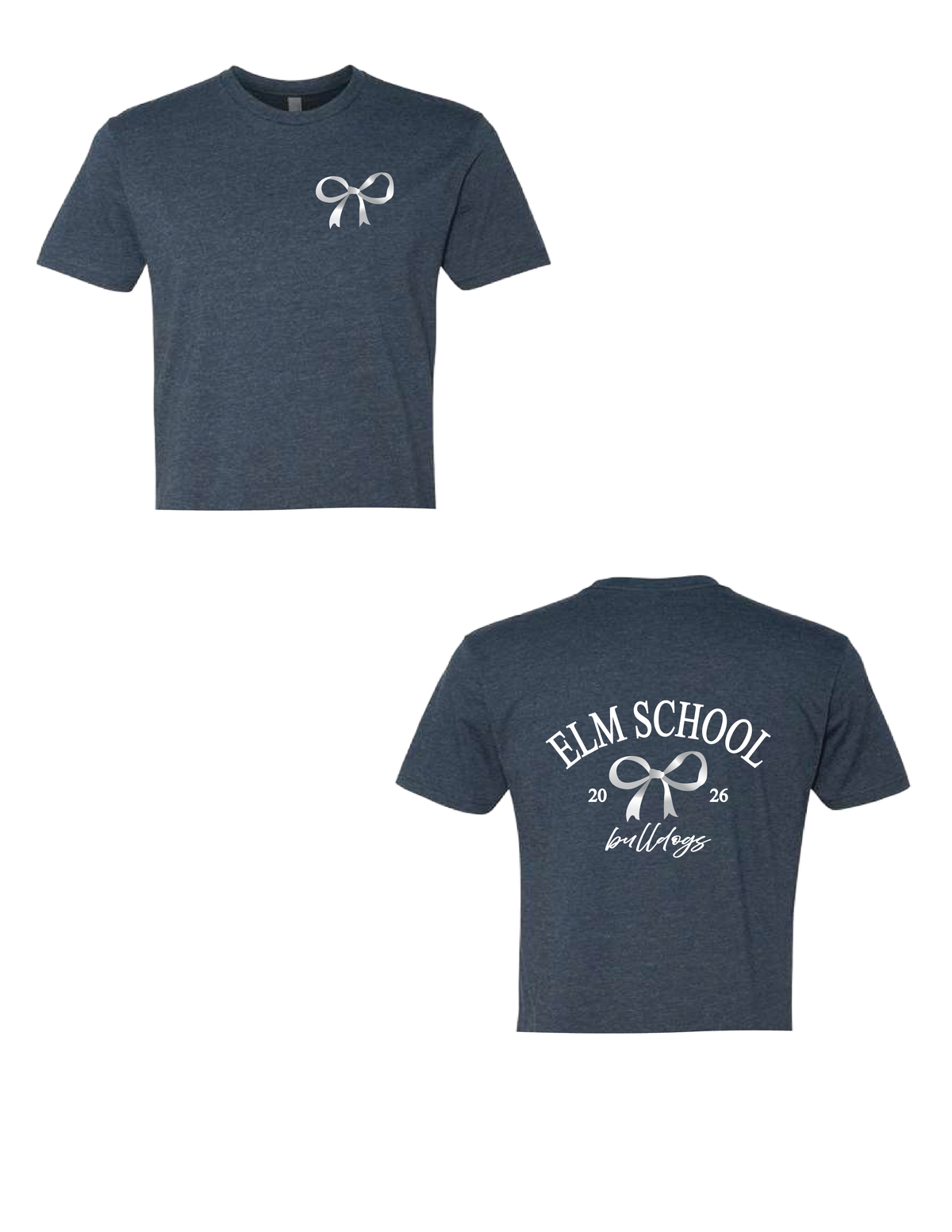 ELM SCHOOL Vintage Bow Tee