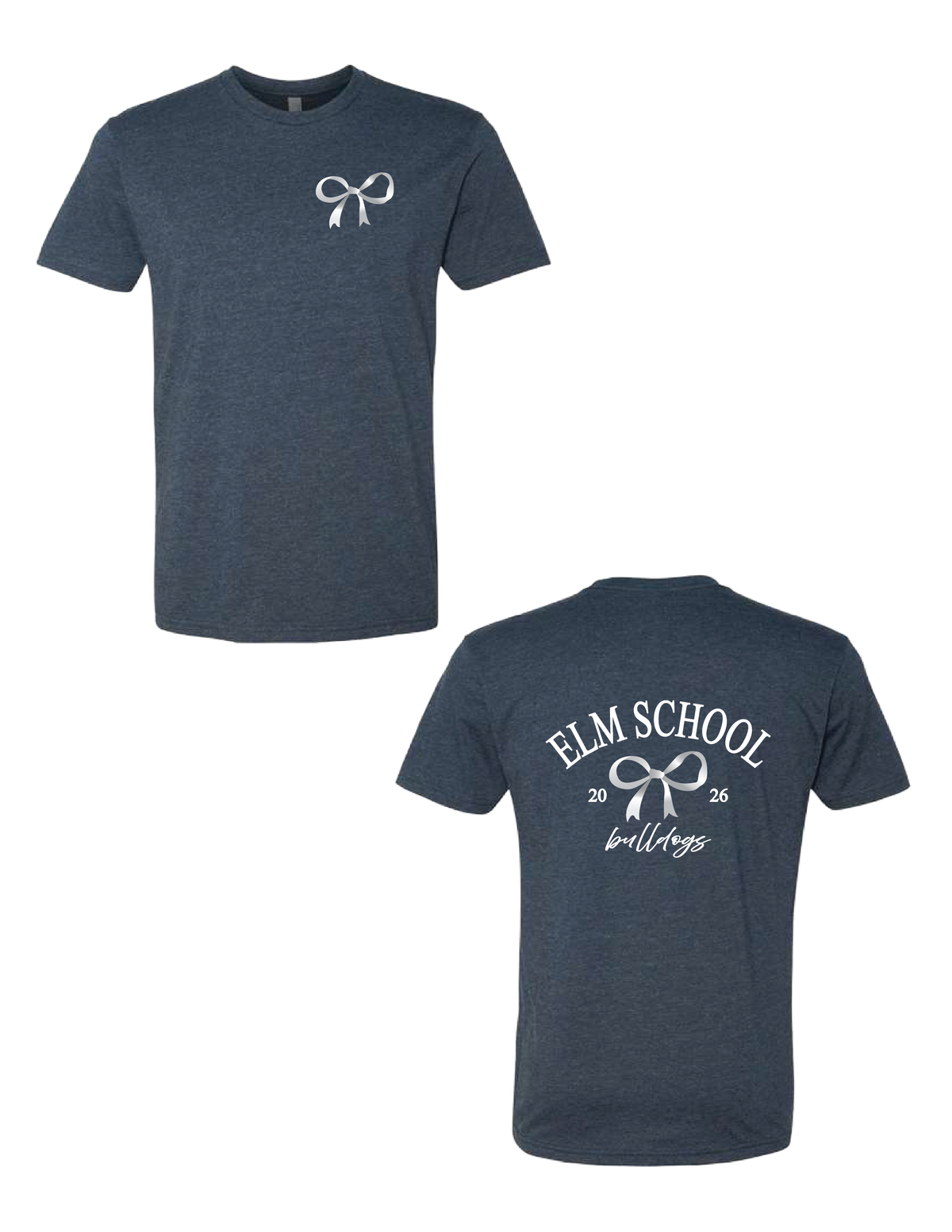 ELM SCHOOL Vintage Bow Tee