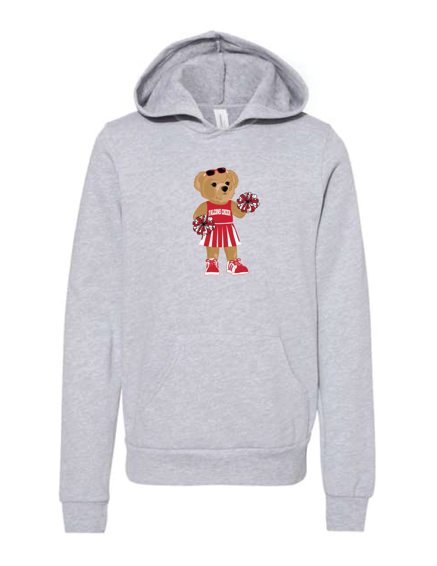 FALCONS CHEER Beary Cute Hooded Pullover