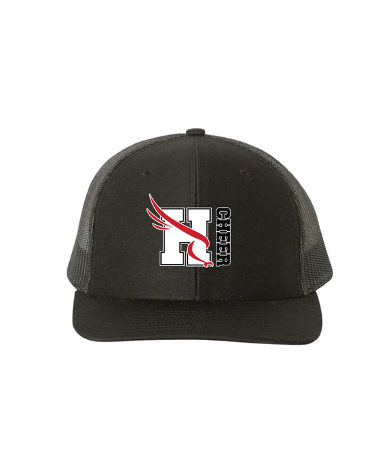 FALCONS CHEER Embroidered Logo Snapback Trucker Hat
