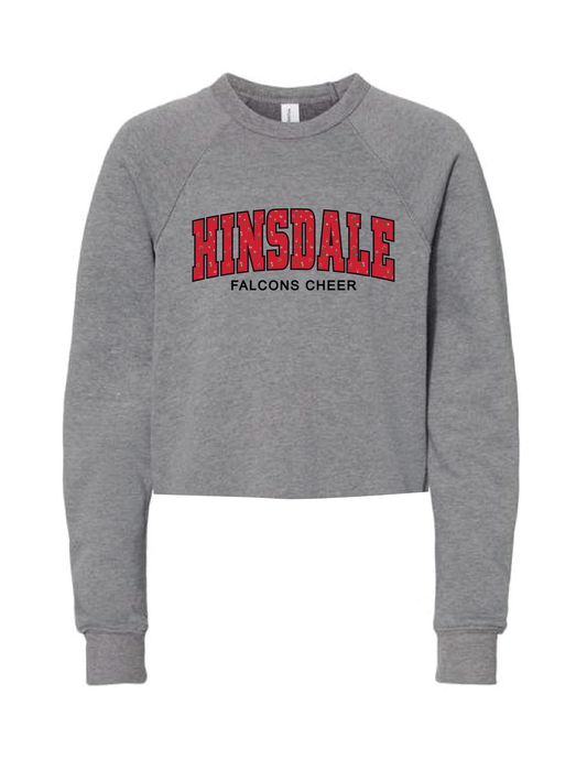 FALCONS CHEER Floral Campus Crew Neck