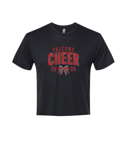 FALCONS CHEER Glitter Tee