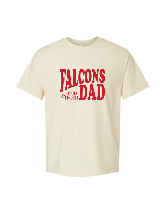 FALCONS CHEER Loud & Proud Dad Tee