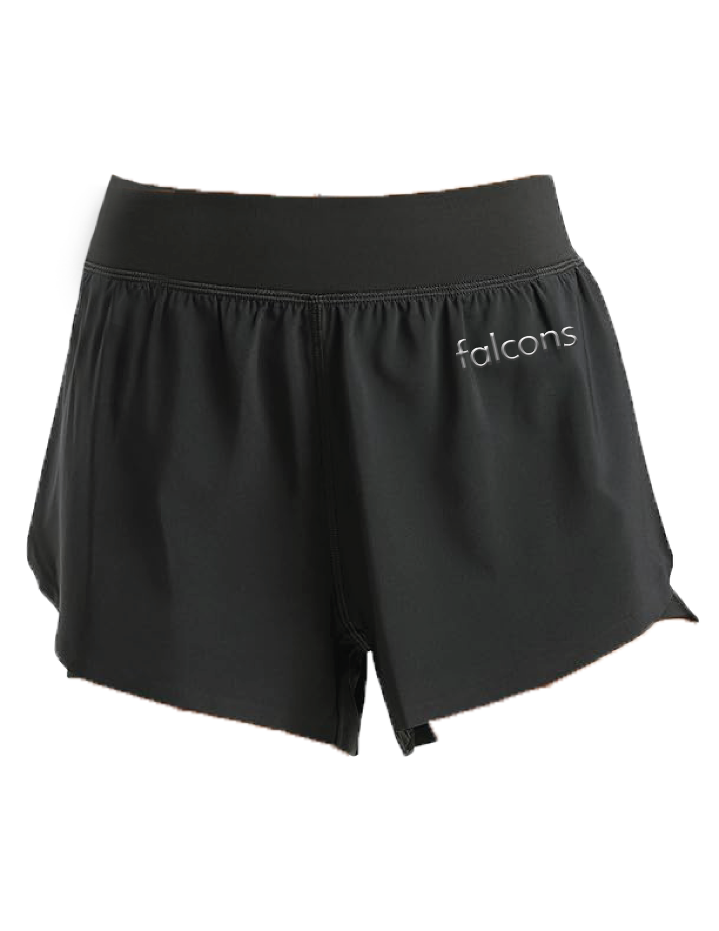 FALCONS CHEER Metallic Baseline Athletic Shorts