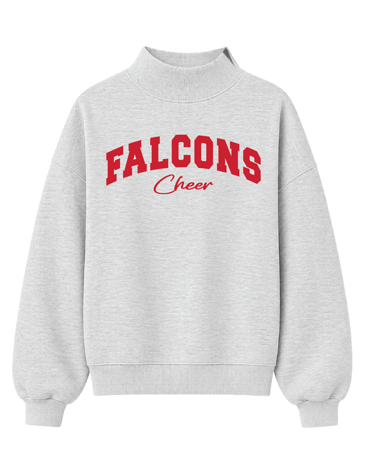 FALCONS CHEER OG Varsity Mock Neck Pullover