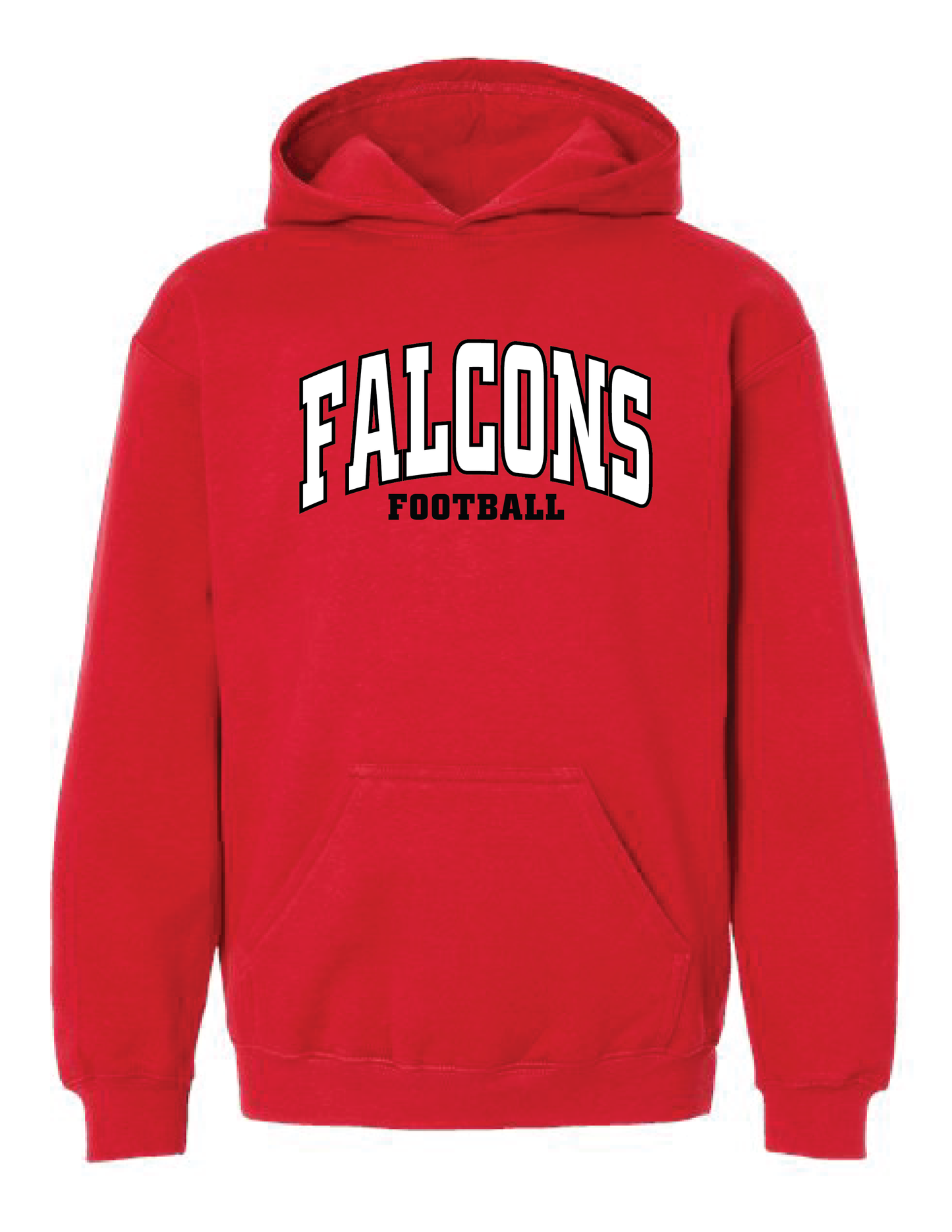NEW! FALCONS FOOTBALL Campus Hooded Pullover
