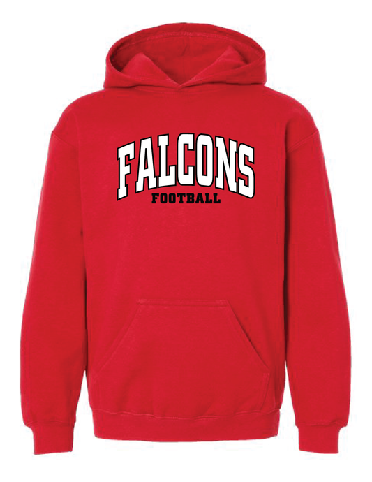 NEW! FALCONS FOOTBALL Campus Hooded Pullover