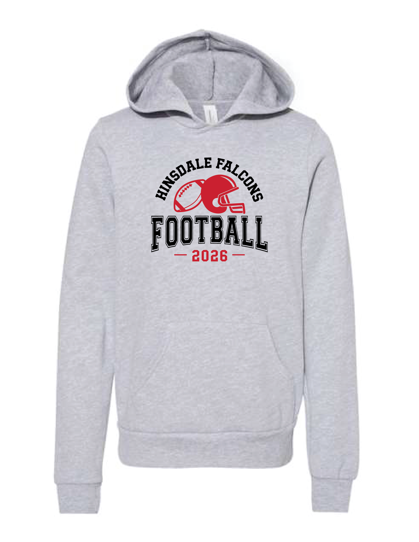 NEW! FALCONS FOOTBALL Helmet Hooded Pullover