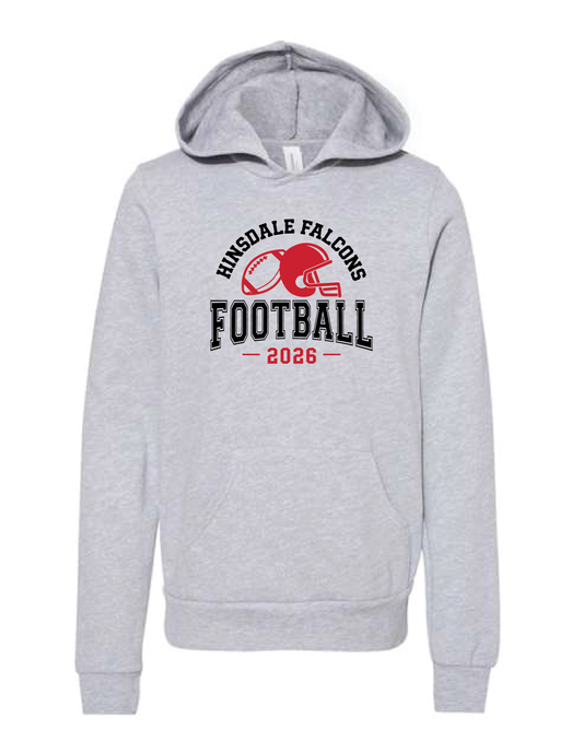 NEW! FALCONS FOOTBALL Helmet Hooded Pullover