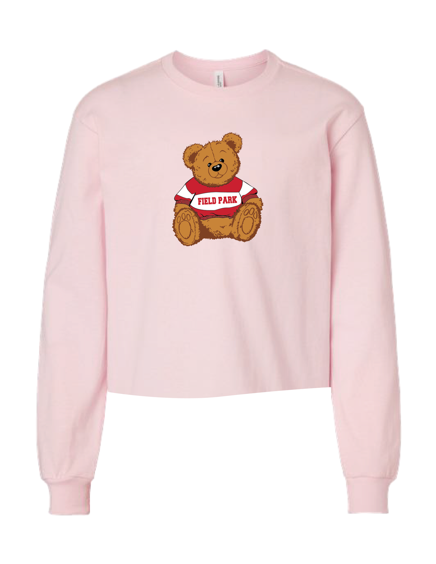 FIELD PARK Collegiate Bear Long Sleeve Tee