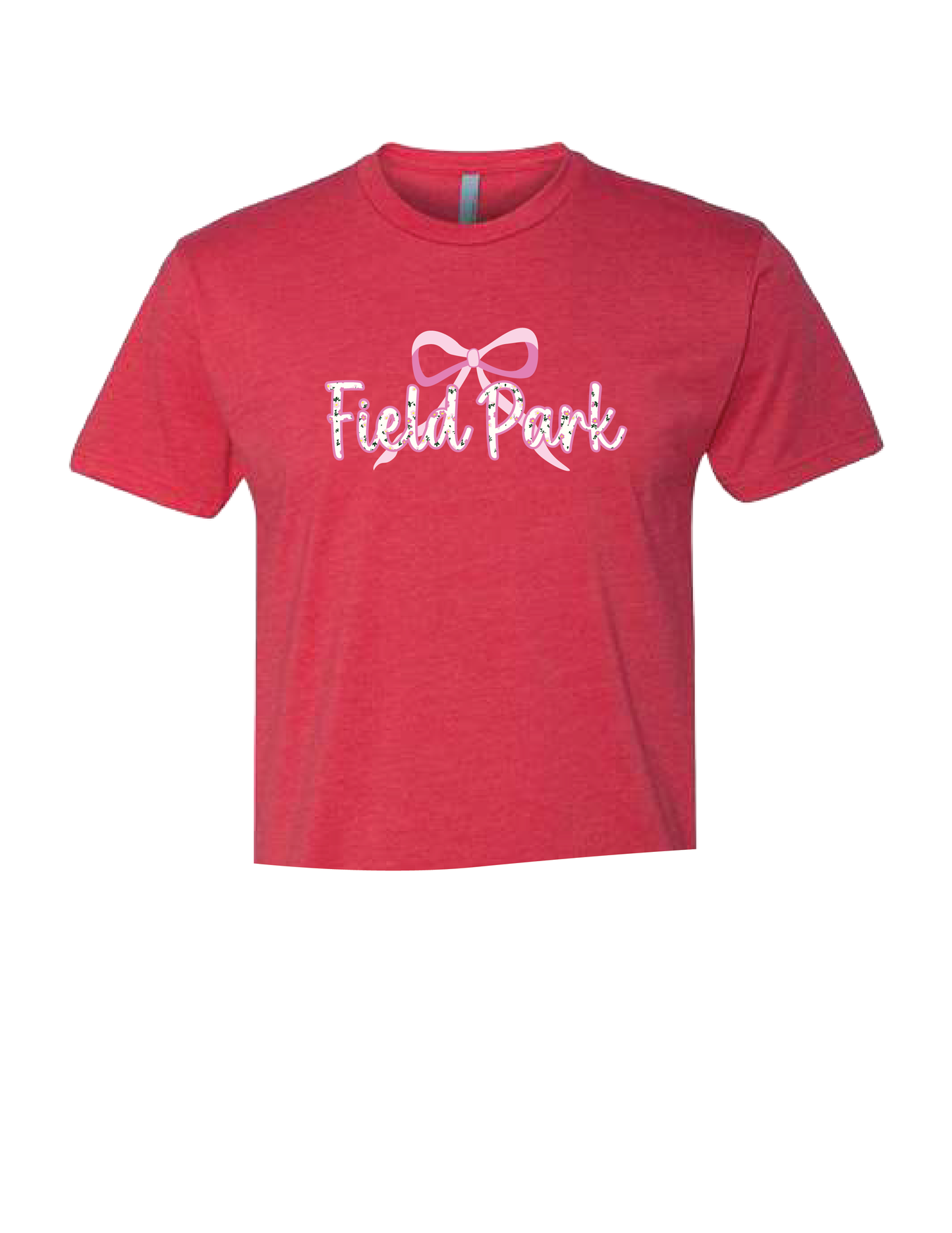 FIELD PARK Floral Bow Tee