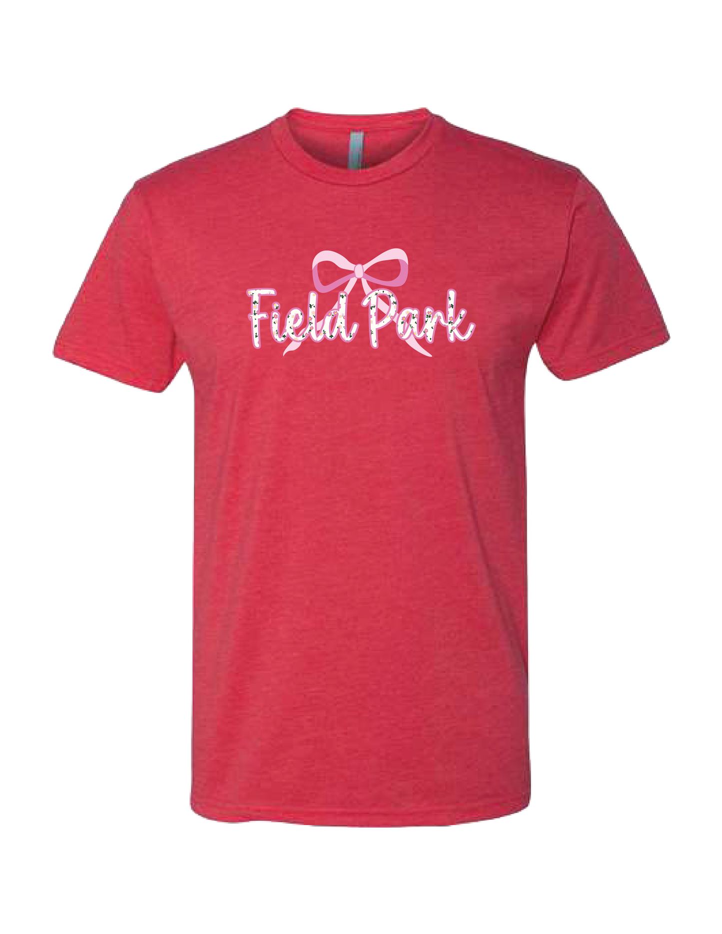 FIELD PARK Floral Bow Tee