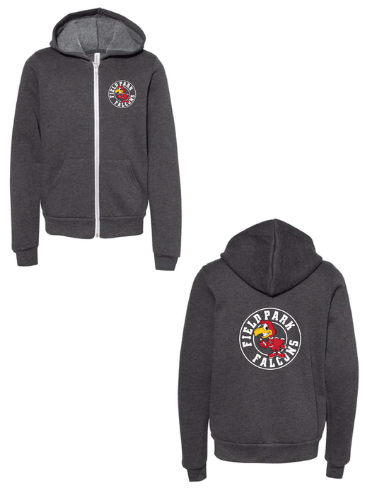 FIELD PARK Retro Circle Zip Up