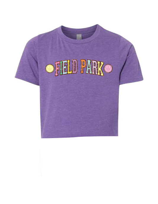 FIELD PARK Smiley Patches Tee
