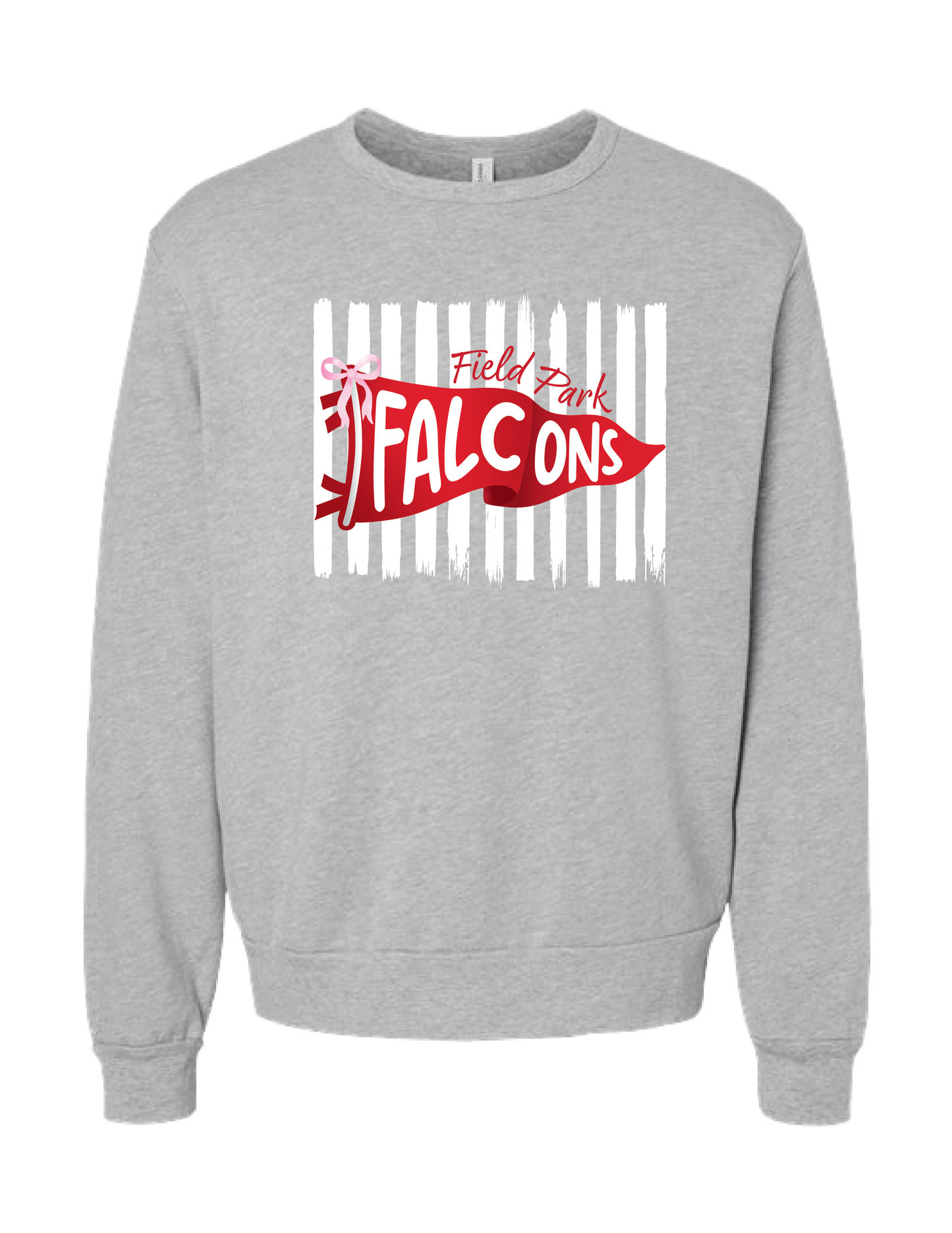 FIELD PARK STAFF Pennant Stripes Crew Neck