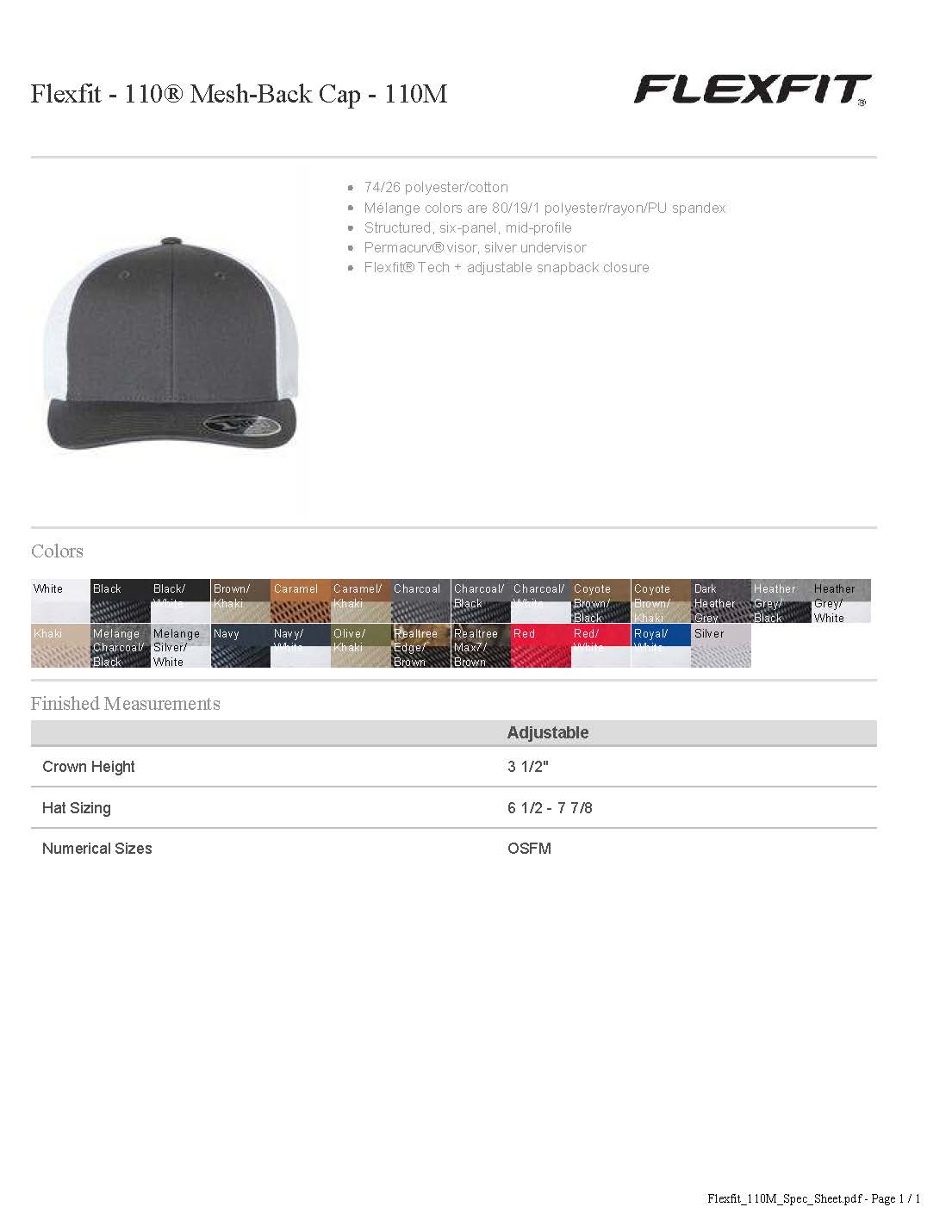 PEGASUS Embroidered Mesh Back Cap