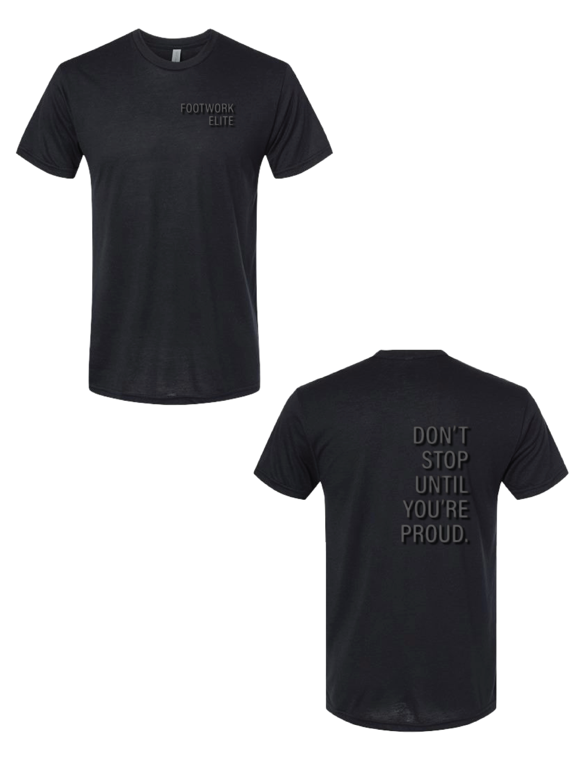 FOOTWORK ELITE Monochrome Puff Tee