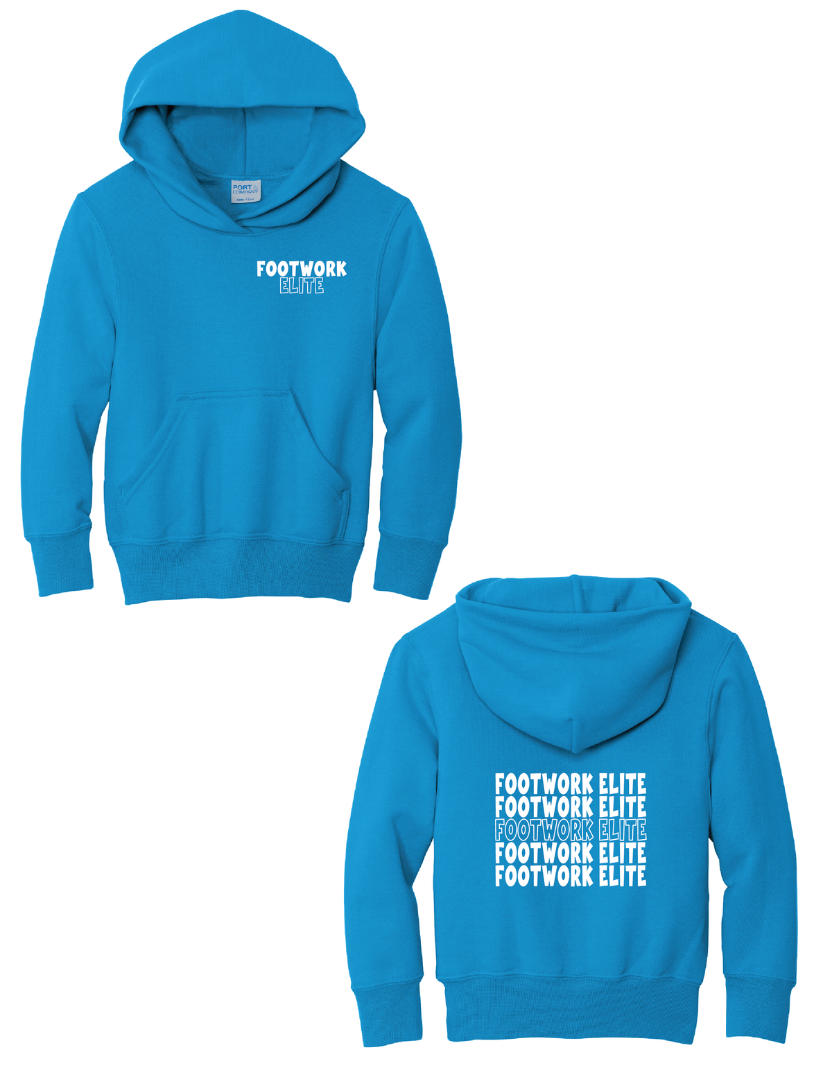 FOOTWORK ELITE Repeat Hooded Pullover