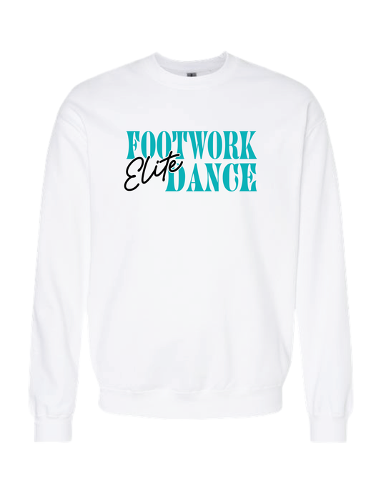 FOOTWORK ELITE Script Overlap Crew Neck