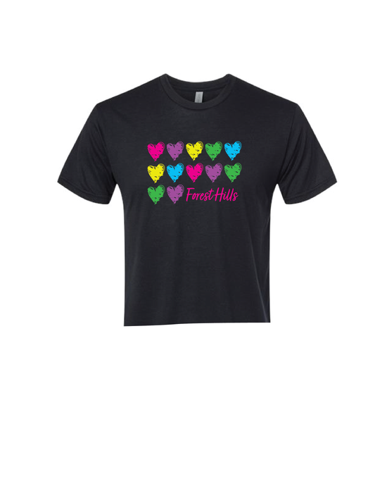 FOREST HILLS Neon Hearts Tee