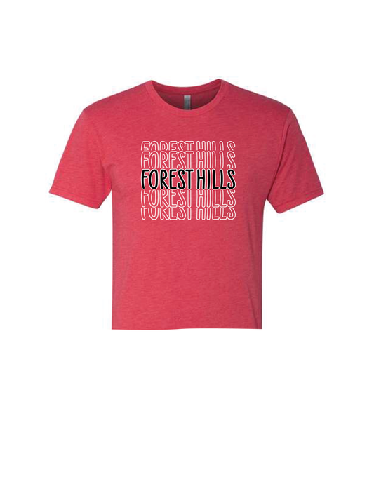 FOREST HILLS Outline Repeat Tee