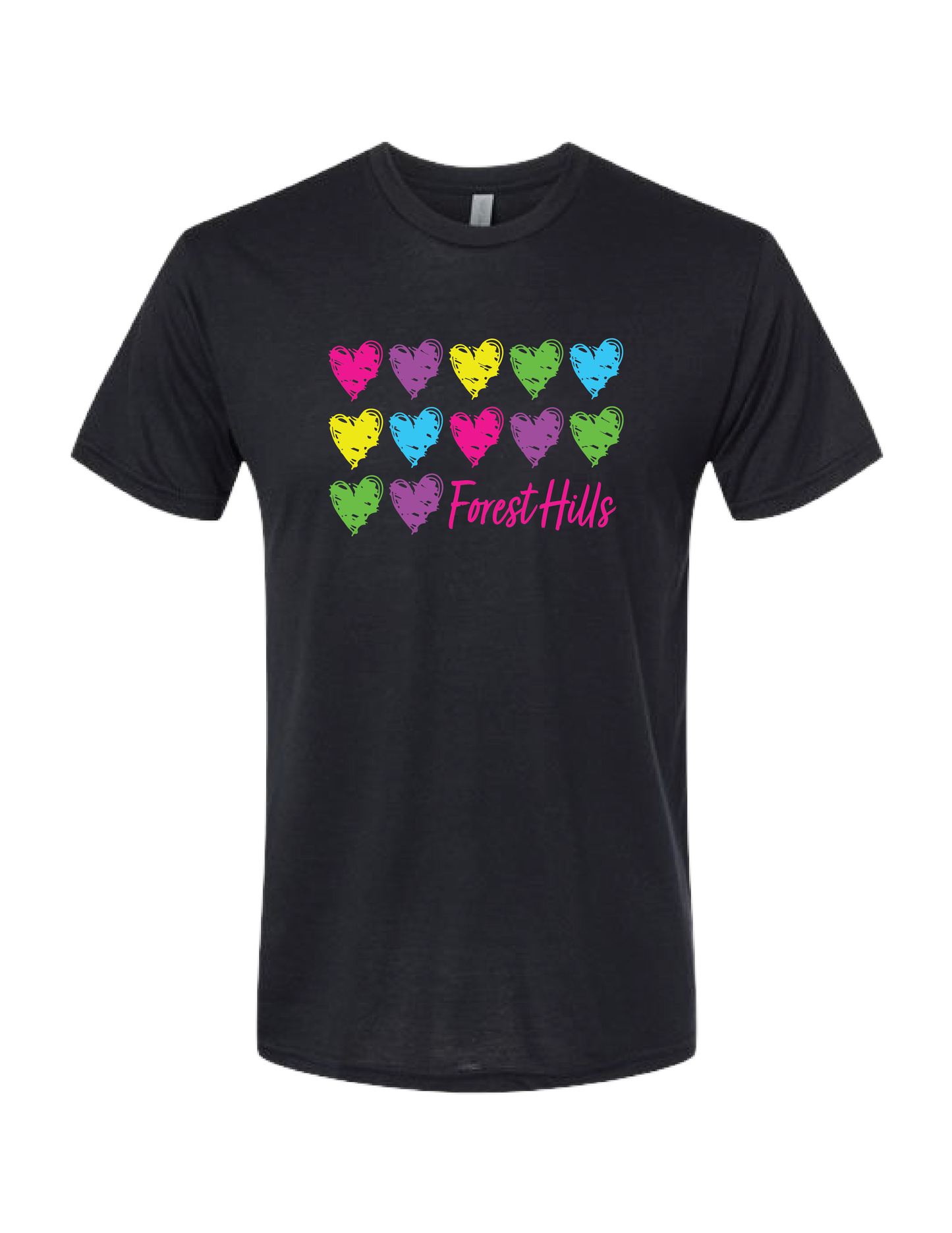 FOREST HILLS Neon Hearts Tee