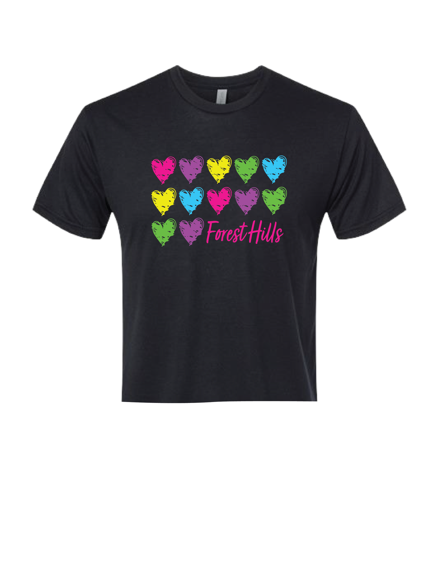 FOREST HILLS Neon Hearts Tee