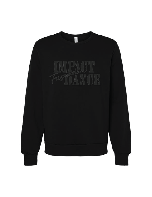 IMPACT FUSION Monochrome Puff Crew Neck Pullover