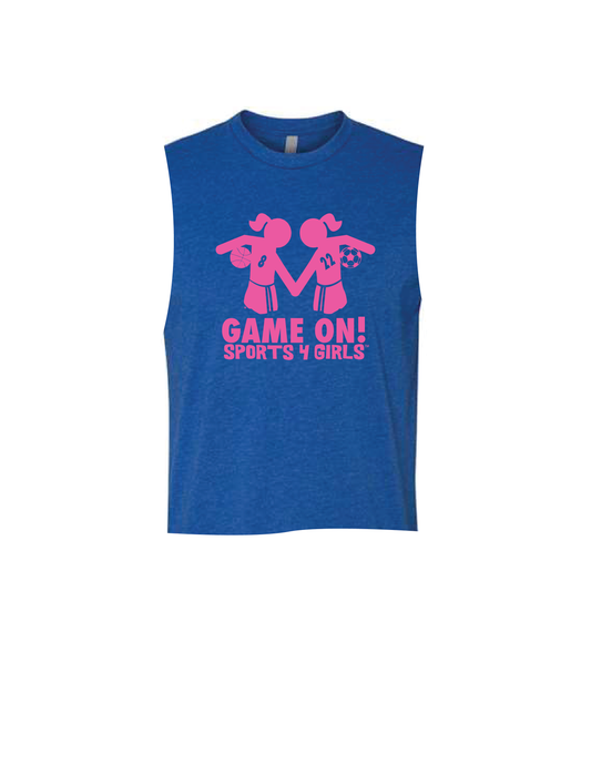 GAME ON! Blue Logo Tee
