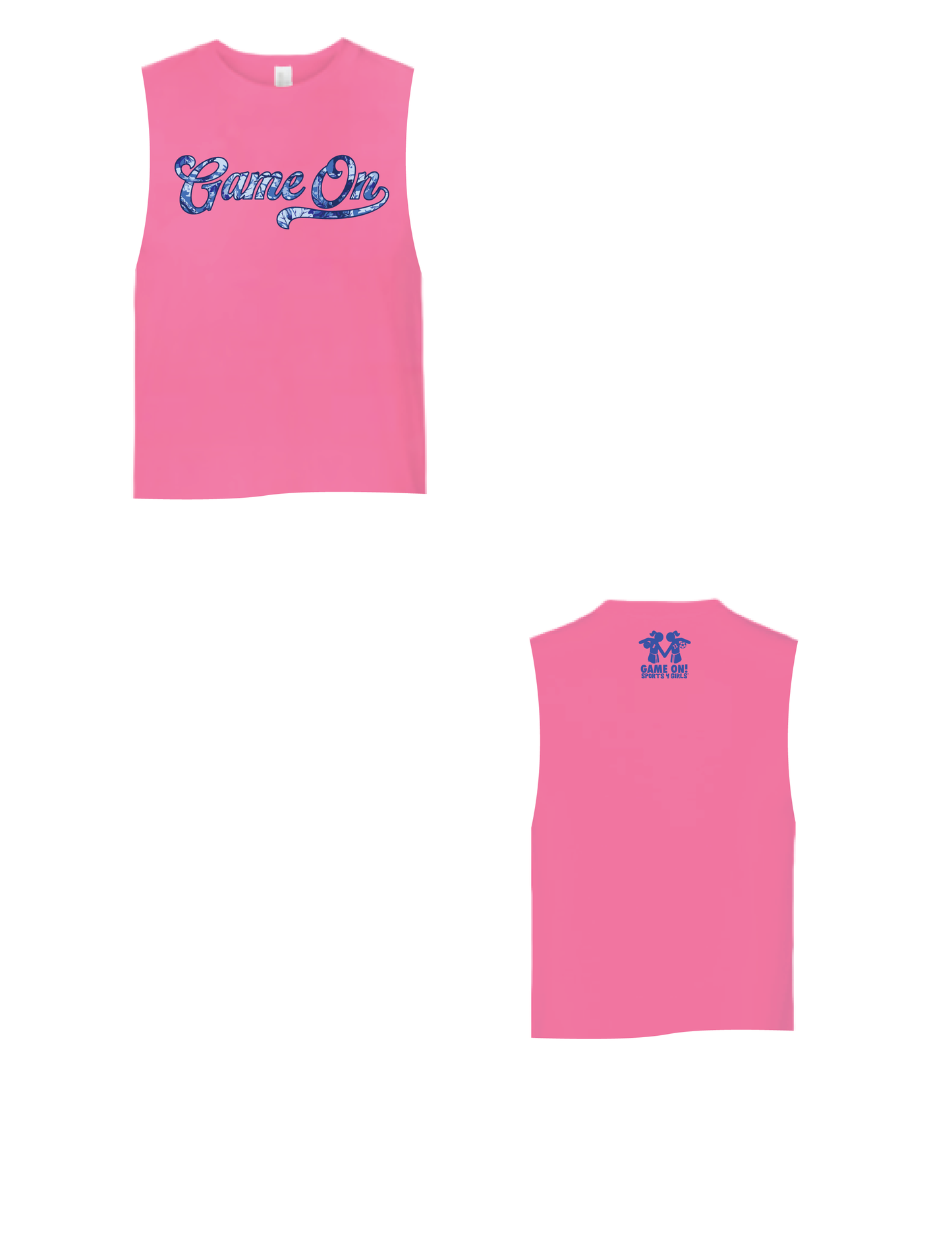 GAME ON! Camo Script Tee