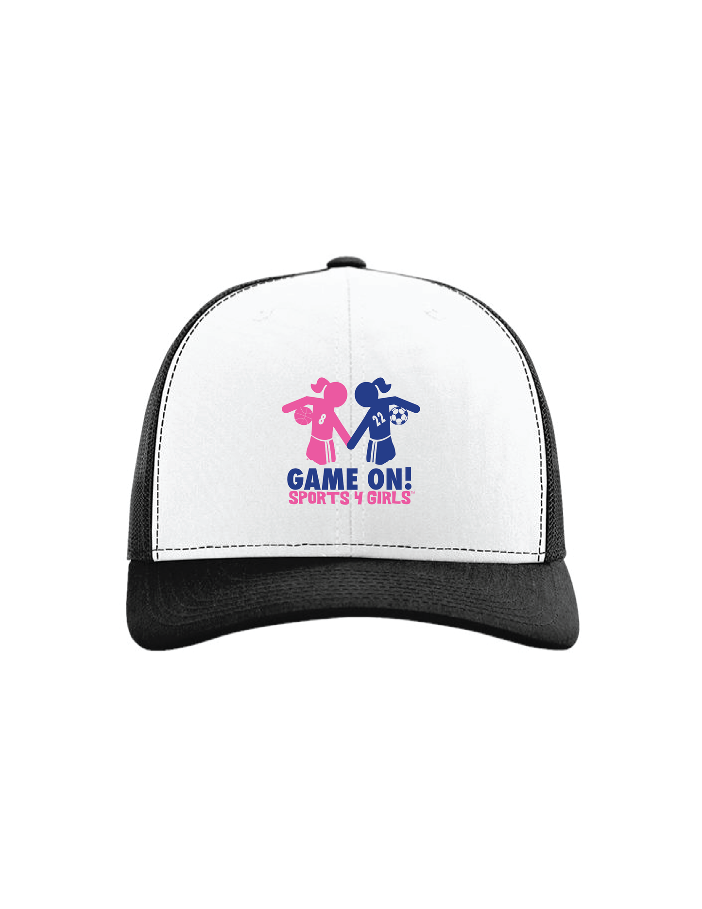 GAME ON! Embroidered Logo Trucker Hat