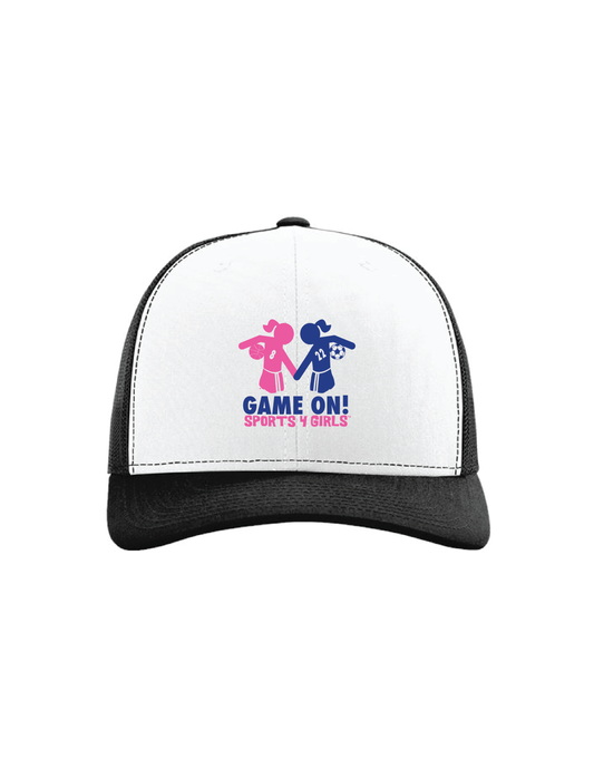 GAME ON! Embroidered Logo Trucker Hat