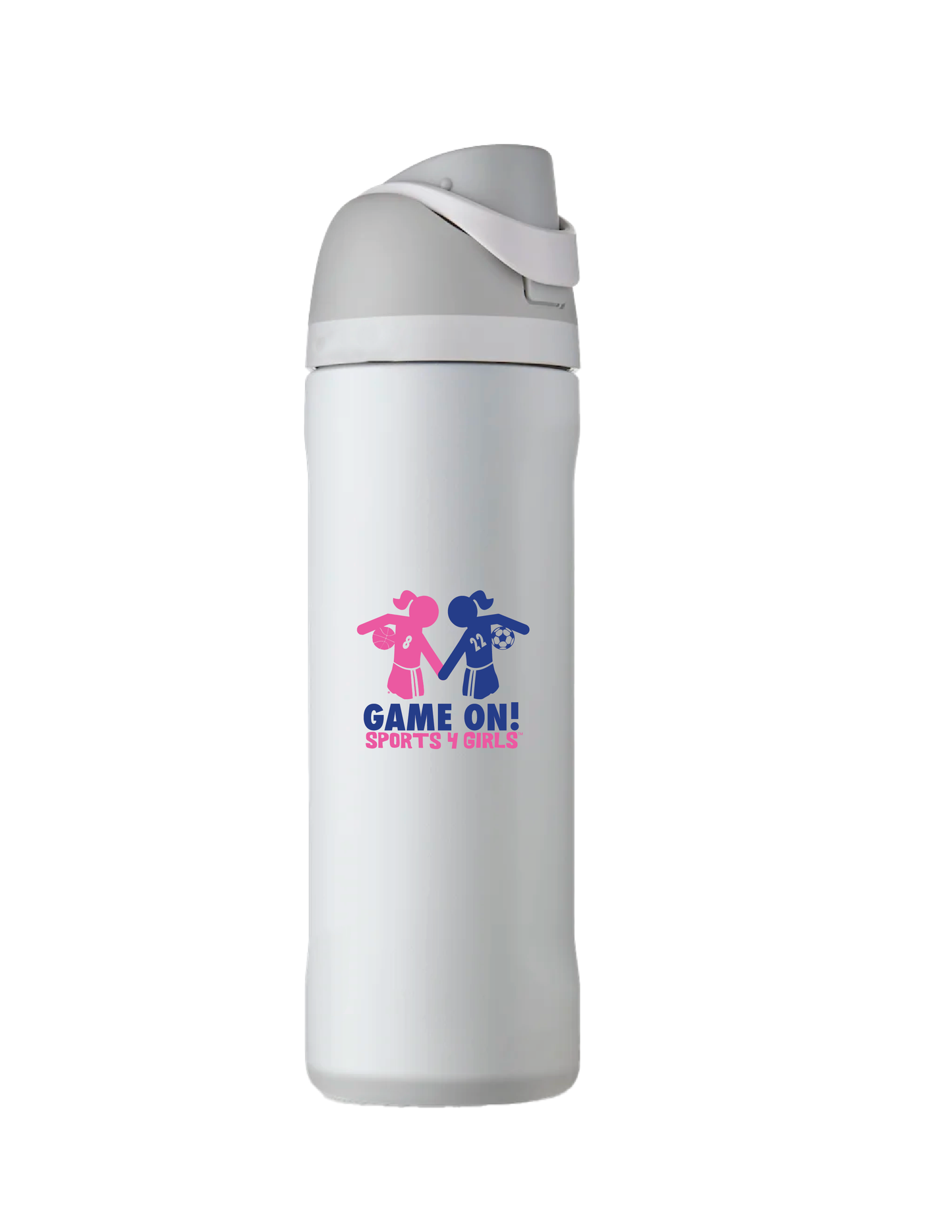 GAME ON! Personalized Logo Water Bottle
